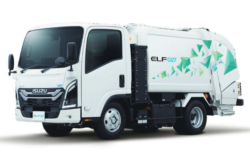 エルフEV塵芥車（ごみ収集車）