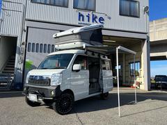 エブリイワゴン　ＰＺターボ　禁煙　ワンオーナー車　ルーフテント　サイドオーニング　ＭＬＪアルミ　ＴＯＹＯオプカンＲＴ　ショートバンパー＆ガードガードバー　ナビ　バックカメラ　ＥＴＣ　前後ドライブレコーダ　グー保証３年走行無制限付（スズキ）