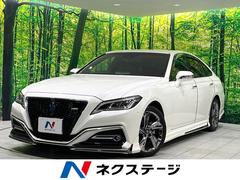 クラウンハイブリッド　ＲＳアドバンス　禁煙車　ムーンルーフ　フルエアロ　純正メーカーナビ　パノラミックビューモニター　レーダークルーズコントロール　ヘッドアップディスプレイ　前席シートヒーター　ＬＥＤヘッドライト　オートマチックハイビーム（トヨタ）